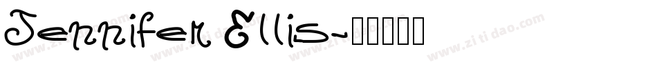 Jennifer Ellis字体转换